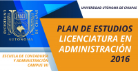 Plan de Estudios 2016 Licenciatura en Administración