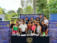 La Escuela de Contaduría y Administración Campus VII Pichucalco promueve su oferta educativa en la Feria Profesiográfica del COBATAB Plantel 19