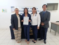 Dulce María Ramírez Sánchez obtiene título profesional por Reconocimiento a la Excelencia Académica