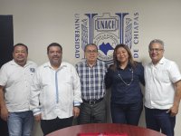 Reunión de trabajo con autoridades centrales de la UNACH