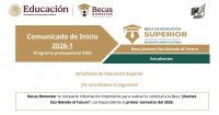 Convocatoria abierta | Beca Jóvenes Escribiendo el Futuro 2026-1