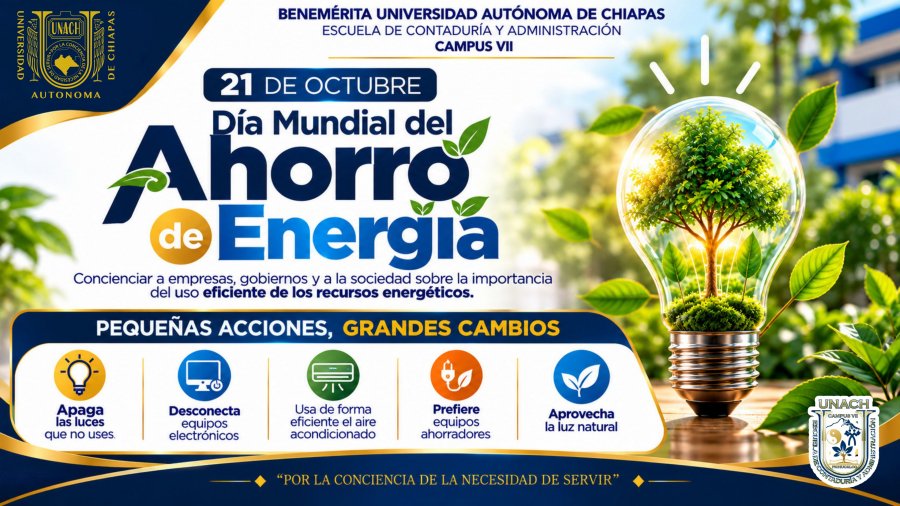 ⚡? 21 DE OCTUBRE | DÍA MUNDIAL DEL AHORRO DE ENERGÍA ??
