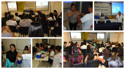 Campus VII Pichucalco y Clínica 43 del IMSS de Pichucalco Chiapas Celebran la Primera Campaña de Salud