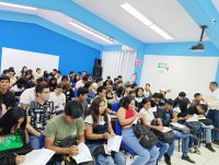 El INE imparte plática de sensibilización electoral en la Escuela de Contaduría y Administración Campus VII Pichucalco