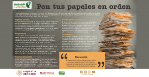 PON TUS PAPELES EN ORDEN