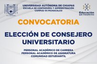 Candidatos para los procesos de elección de representantes estudiantiles ante el Consejo Técnico y el Consejo Universitario