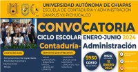 Convocatoria de Admisión Ciclo Enero Junio 2024