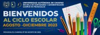 Bienvenidos al Ciclo Escolar Agosto-DICIEMBRE 2023