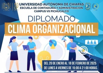 ¡Inscríbete al Diplomado en Clima Organizacional!
