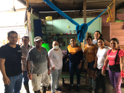Brigada de Apoyo a Damnificados UNACH Pichucalco Asiste a Población Afectada por condiciones climáticas en Pichucalco