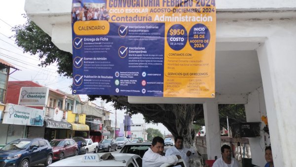 Escuela de Contaduría y Administración Campus VII Pichucalco participa como invitado en la Feria Profesiográfica 2024 del Colegio de Bachilleres de Chiapas Plantel 06 de Reforma