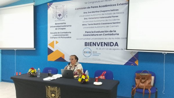 Continúan las actividades de evaluación del programa de Contaduría en la UNACH Campus VII