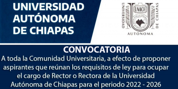 Compartir Tamaño de la fuente   Imprimir Correo electrónico Convocatoria rectoría 2022 - 2026