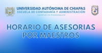 DIAS Y HORARIOS DE ASESORIA DE MAESTROS