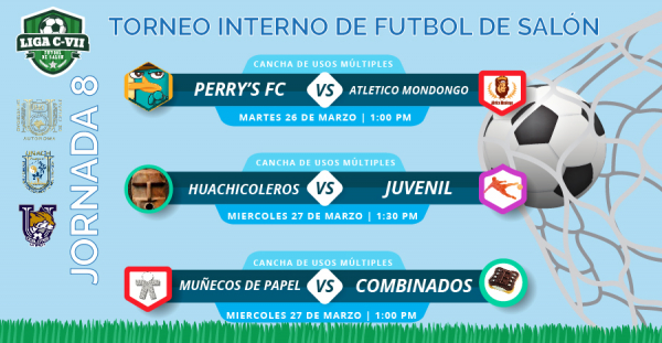 Jornada 8 del Torneo Interno de Fútbol de Salón