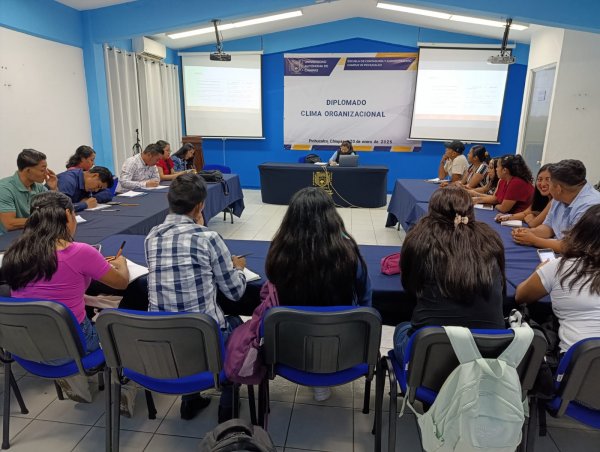 Inicia Diplomado “Clima Organizacional” en la Escuela de Contaduría y Administración Campus VII Pichucalco