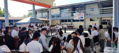 Campus VII Pichucalco lleva a cabo promoción de su oferta educativa en la Feria Profesiográfica del COBATAB Plantel 16 en Tacotalpa